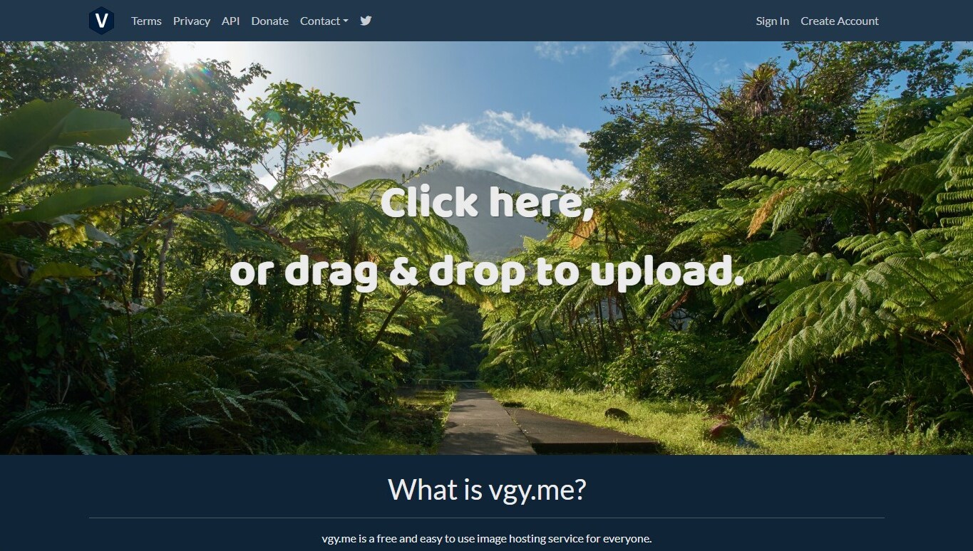 /vgyme landing page